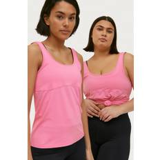 Ellos Singleter Ellos Treningstopp Training Tanktop Low Back Rosa