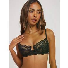 Nelly Underkläder Nelly BH Svart Clarity Balcony Bra Underkläder Bra