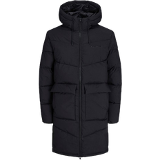 Jack & Jones Puffer Coat - Black/Black