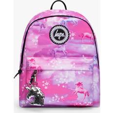 Men School Bags Hype Unisex Purple Unicorn Clouds Backpack