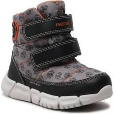 Orange Winter Shoes Children's Shoes Geox Baby Jungen Flexyper Boy Abx Stiefeletten,Grey Orange,25