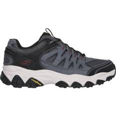 Skechers Hiking Shoes Skechers Men's After Burn Fit 2.0 Hiking Shoes Charcoal Grey, Men's Walking at Academy Sports Charcoal Grey