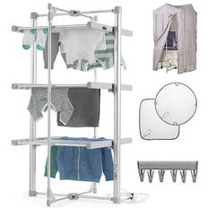 Heated airer Dry:Soon 3-Tier Heated Airer and Peg Offer Bundle