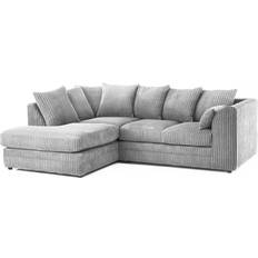 Silver Sofas B&Q New Luxor Corner Silver Sofa 212cm 3 Seater