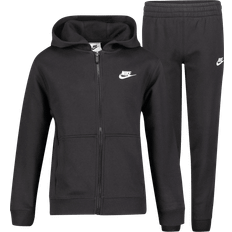 Baumwolle Tracksuits Nike Junior Sportswear Club Fleece Tracksuit - Black (FD3114-010)