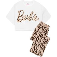 Leopardo Tute intere Barbie Pigiama Da Donna/Donna Con Stampa Animalier - Marrone/Bianco/Multicolore