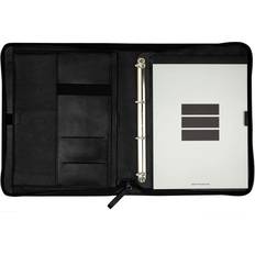 Finocam A4 document holder zip with black rings