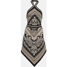 Balmain Dresses Balmain Halterneck Midi Dress - Beige