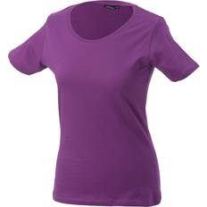 Basic-T T-shirt dam, Purple