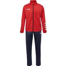 Hummel Mädchen Tracksuits Hummel Kid's Promo Poly Tracksuits - True Red/Marine (205877-3496)