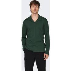 Only & Sons Dam Pikétröjor Only & Sons Normal Passform Piké T-shirt Grön