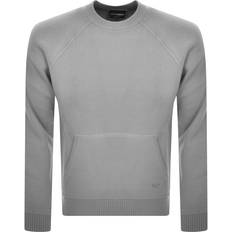 Armani Tröjor Armani Emporio Knit Jumper Grey