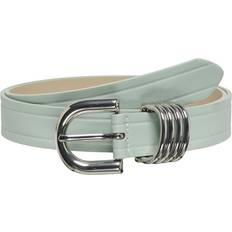 Turquoise Belts Only Leather Look Belt