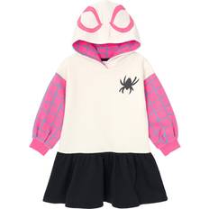 Marvel Dresses Children's Clothing Marvel Marvel Spider-Man Spider-Gwen Ghost Spider Little Girls Fleece Skater Dress White