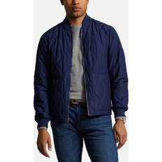 Polo Ralph Lauren Jackets Polo Ralph Lauren Gunner Cotton and Nylon-Blend Bomber Jacket Blue