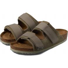 Laced - Unisex Sandals Birkenstock Men's Uji Slide Sandals Taupe Suede