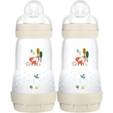 Baby Bottles & Tableware Mam Easy Star Anti-Colic Colors of Nature Bottle 260ml 2pcs