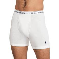 Jersey Men's Underwear Polo Ralph Lauren Men's 3-Pack. Classic Cotton Boxer Briefs White White