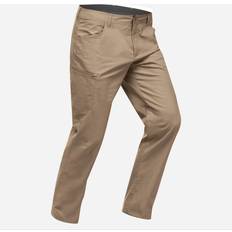 Quechua Men's Nh500 Regular Off-road Hiking Trousers Iced Coffee