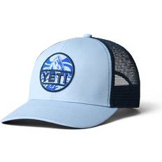 Yeti Tøj Yeti Mountain Badge Trucker Hat Light Blue