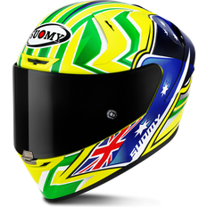 Suomy SR-GP Top Racer, Integralhelm Neon-Gelb/Neon-Grün/Dunkelblau/Weiß