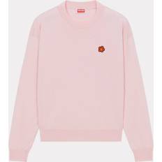 Kenzo Dame Overdele Kenzo Strik Blomst Logo Sweater - Lyserød
