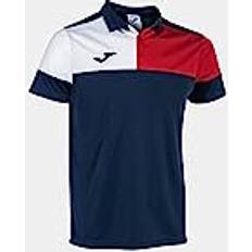 Polo - Uomo Abbigliamento Joma Polo Crew V - Blu Navy Rosso