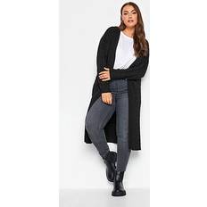 Black Cardigans Yours Maxi Cardigan Black 30-32