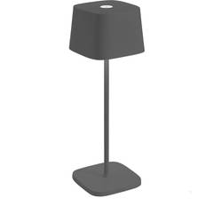 Zafferano Table Lamps Zafferano Ofelia 3K Rechargeable IP65 Grey Table Lamp