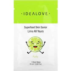 Idealove Superfood Skin Savior, Lime All Yours, 1 Beauty Sheet Mask, 0.68