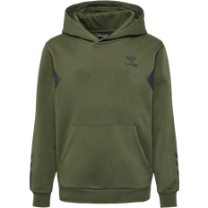 Hummel Kid's Active Sweat Fabric Hoodie - Green