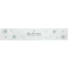 White Tablecloths Precious Moments Bless This Space Table Runner Mantel Blanco