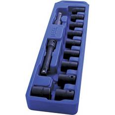 Laser Impact Socket Set 1/2in. Drive 12