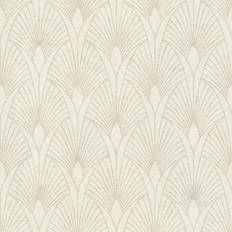 Profhome 374271-GU Exclusive wallpaper matt cream gold 5.33 m2 57 ft2