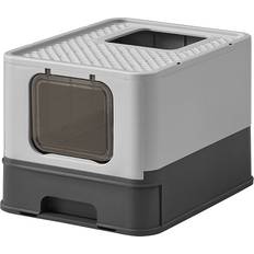 Feandrea Anti-Leaking Hidden Cat Litter Box with Tray