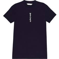 Palm Angels Kids Logo cotton jersey T-shirt dress blue Y
