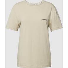 Calvin Klein Polyester T-shirts Calvin Klein S/S Crew Neck Kvinde T-shirts hos Magasin Fub