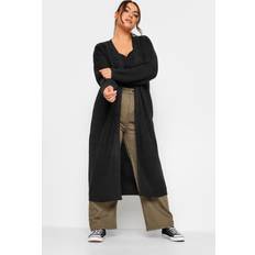 Black - Women Cardigans Yours Knitted Maxi Cardigan Black 30-32