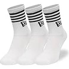 New Era Underwear New Era Stripe Crew Socks - White