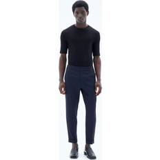 Filippa K Tøj Filippa K Terry Gabardine Cropped Turn Up Trousers - Navy