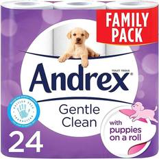 Gentle Clean Puppies on Roll Toilet Paper 24-pack