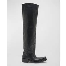Balenciaga Santiago Over-The-Knee Boots - Black