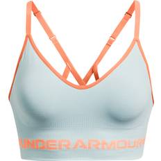 Under Armour G Bras Under Armour UA Seamless Low Long Sports Bra for Ladies Fuse Teal/Afterglow