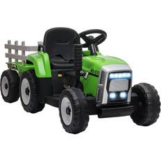 Toys Homcom Tractor with Detachable Trailer 12V