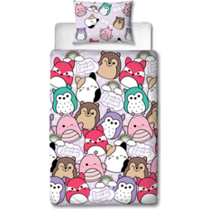 Squishmallows Bright Single Duvet Cover & Pillowcase Set 135x200cm