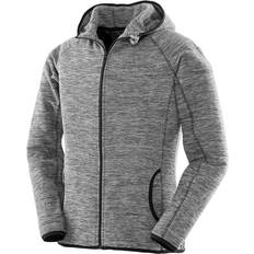 Spiro Ladies Micro Fleece Hoodie Grey/Black