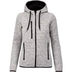 Proact Proact Womens/Ladies Heather Hooded Jacket Light Grey Melange