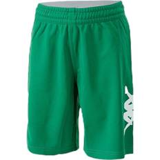 Unisex Shorts Kappa Logoshorts White/Green, Unisex, Tøj, Shorts, Træning, Hvid/Grøn