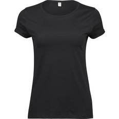 Tee jays Womens/Ladies Roll-Up T-Shirt Black/Grey/White