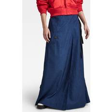 Polvipituus Hameet A-Line Long Wrap Skirt Dark blue Women